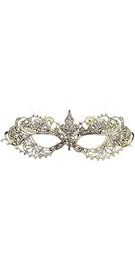 Lace Masquerade MasksO for Women Lace Venetian Mask Elegant Eye Mask Rave Masquerade Mask Gold Ma...