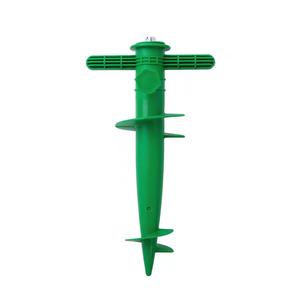 Easylife Screw-In Umbrella Anchor - Fits Poles 2-3cm in Diameter. Beach Umbrella Sand Anchor - Twists into Sand
