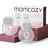 Momcozy Hands Free Breast Pump Mobile Flow | M9 Upgrade, Electric & App Control, Personalized Mul...