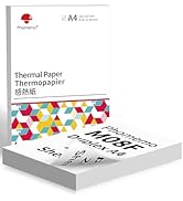 Phomemo M08F A4 Thermal Paper - Multi-Purpose A4 Thermal Papers for M08F, M832, M834, Q302 Printe...