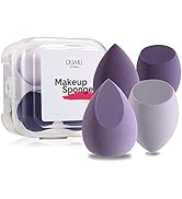Makeup Sponge DUAIU 4 Pack Beauty Blender Foundation Sponges Set 4 Color Latex Free Blender Beaut...
