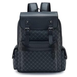 SUCIKORIO 40x30x15cm British Airways Travel Backpack Underseat Cabin Bag Luggage Wizzair Waterproof Leather Travel Rucksack Cabin Size for Plane Hand Luggage 14 Inch Laptop Backpack for Womens