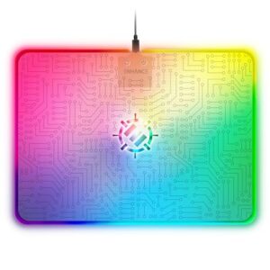 ENHANCE Gaming Voltaic 2 Gaming Mouse Pad - Hard Mouse Pad with Low Surface Friction