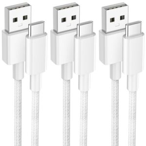 Dreaazhi [3Pack 1M+2M+3M Long USB C Charger Cable