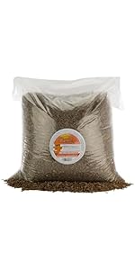 Chubby Mealworms EU Grown Refill Bag (12.6 Kg), Dried Mealworms For Wild Birds, Protein Rich Drie...