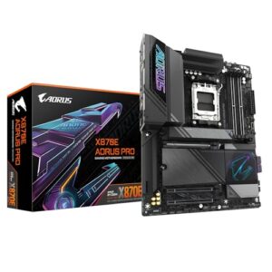 GIGABYTE X870E AORUS PRO Motherboard - Supports AMD Ryzen 9000 CPUs