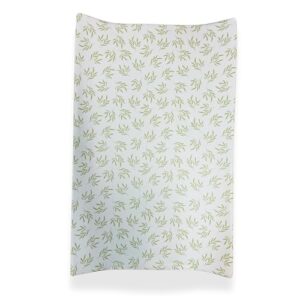 Clair de Lune Leaf Anti-Roll Wedge Baby Changing Mat 69 x 44cm
