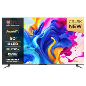 TCL 50C645K 50" QLED 4K Ultra HD HDR Android Smart TV (Google Assistant