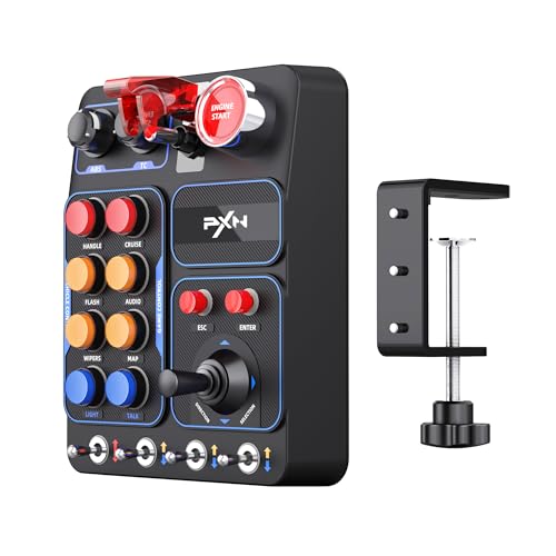 PXN CB1 Control Box for Euro Truck Simulator and American Truck Simulator Customizable RGB lighting with high flexibility