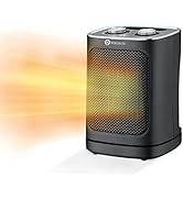 PureMate Heater Oil Free with Mica Panels, 2000W Electric Heater, Radiant and Convection, Micathe...