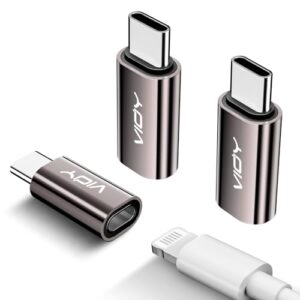 VIOY 3 Pack Lightning to USB C Adapter for iPhone 15/16 Pro Max Plus