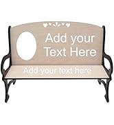 Pet Memorial Bench - Personalised Bereavement Keepsake Gift with Custom Wording and Photo Options...