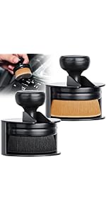 Car Tyre Shine Applicator, 2PCS Car Detailing Brushes Soft Tire Cleaning Brush for Auto Vents Das...