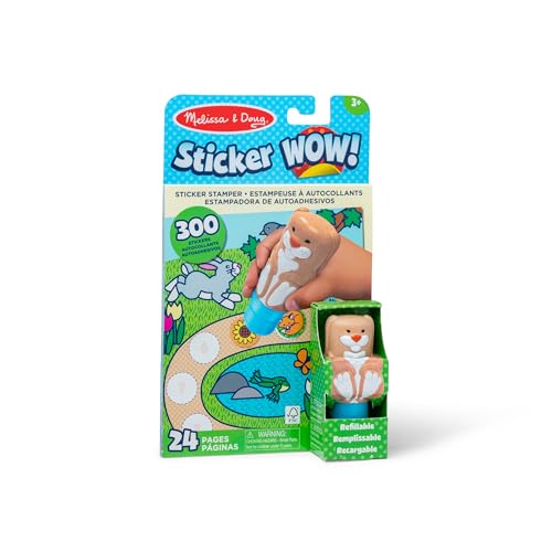 Melissa & Doug Sticker WOW 24-Page Activity Pad and Sticker Stamper