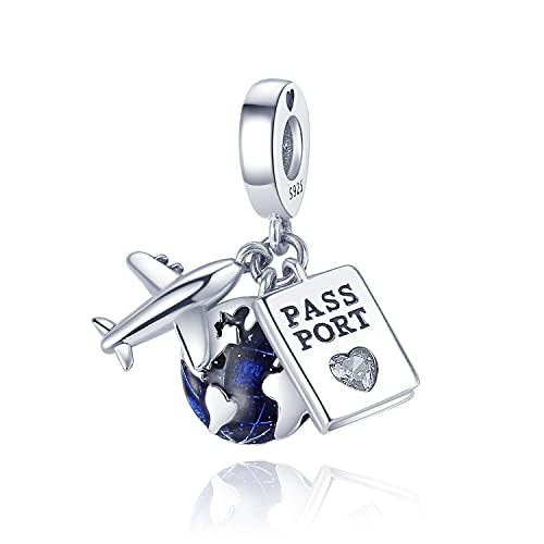 MULA 925 Sterling Silver Charms for Bracelets and Necklaces Dangle Pendants Beads Charms Jewelry Charm for Women Mothe