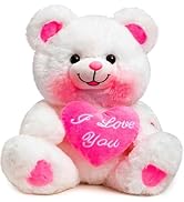 BEJOY Giant Teddy Bear 91cm Stuffed Animal Large Bear Plush with Love Red Heart for Girlfriend an...