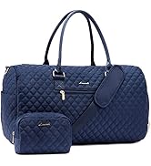 LOVEVOOK Travel Bag Gym Bag for Women, Weekend Hand Luggage Duffel Bag with Shoe Compartment & We...