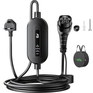 EVJUICION EV Charger Cable Type 2 to 3 Pin Plug 6M