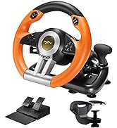 PXN V9 Driving Racing Steering Wheel with Pedals, Gear Shifter, 270/900 Degree Racing Simulator, ...