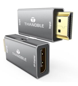 THANDBLE HDMI to DisplayPort Adapter (4K@60Hz) HDMI (Souce) to DP (Display) Converter HDMI Male to Display Port Female Compatible with Laptops