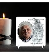 Personalised In Heaven Photo Plaque - Cherish Memories with this Thoughtful In Memory of Loved On...