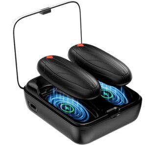 Miaton Rechargeable Hand Warmers Reusable 2 Pack with Charging Case Electric Hand Warmers Battery Operated Heater Pocket Warmers Usb