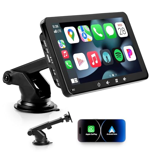 Car Display compatible with CarPlay and Android Auto