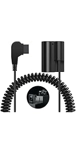 NEEWER D Tap to NP-W235 Dummy Battery with Cable for V Mount Battery, Stable Continuous Power Sup...