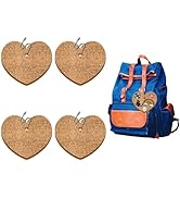 peacoblue 4Pcs Book Enamel Pin Holder Display Board Collection with Key Chain for Bag Backpack 11...