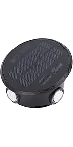 Msiud Up and Down Solar Wall Light Outdoor Wall Sconce Fence Lighting for Patio Front Door Yard W...