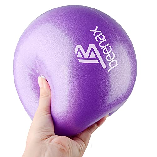 Beenax 23cm Soft Pilates Ball - 9 Inch Exercise Ball