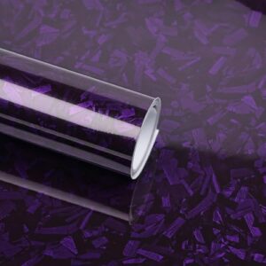 PVUEL Purple Forged Carbon Fiber Vinyl Wrap