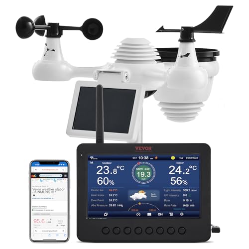 VEVOR 7-in-1 Wi-Fi Weather Station