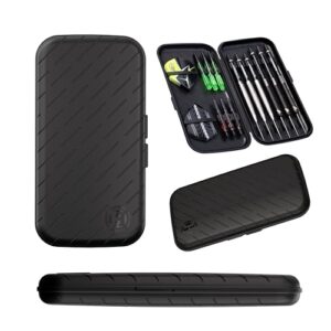 Harrows Darts Case Slim Case | The World's Smallest Lightest 6 Dart Case Darts Holder I Darts Case Holds 3 Darts & 6 Darts | Tough Hydrocarbon Construction I Holds 24pcs of Darts & Accessories