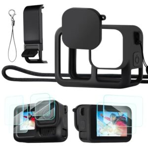 K&F Concept Silicone Sleeve Case for Go Pro Hero 13 Black