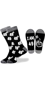 30th 40th 50th 60th 70th 80th Birthday Socks for Man Woman, Novelty Fun Birthday Gift for Dad Mom...