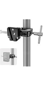 NEEWER V-Lock Battery Clamp with Tripod Clamp, Gimbal Holder and 15mm Rod, Compatible with FXLION...