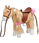 BEJOY Plush Horse Toy, Appaloosa Horse Pretty Plush Toy Pretend Play Horse Gift for Girls Kids, 1...