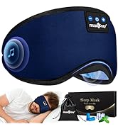 Sleep Headphones Bluetooth Eye Mask,Wireless Music Sleep Mask Ultra-Soft Sleeping Headphone Comfy...