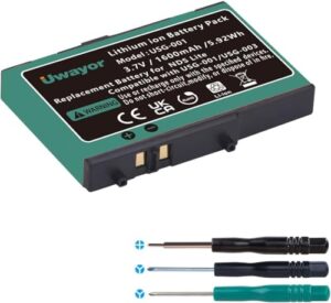Uwayor DS Lite Battery 1600mAh Lithium-Ion Battery for Nintendo DS Lite Game Console