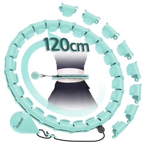 JLoibao Weighted Hula Circle Hoop for Adults weight loss