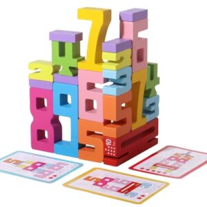 Montessori-Inspired Wooden Number Blocks