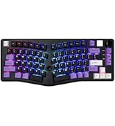 MechLands AK820 MAX Upgraded Gasket Mechanical Keyboard, BT5.0/USB-C/2.4GHz Wireless Gaming Keybo...