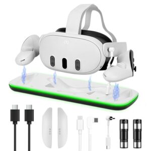 Helmsyde VR Charging Dock for Meta Quest 3S/Quest 3