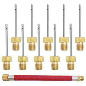 XYQMLY 10 Pcs Brass Ball Pump Needles