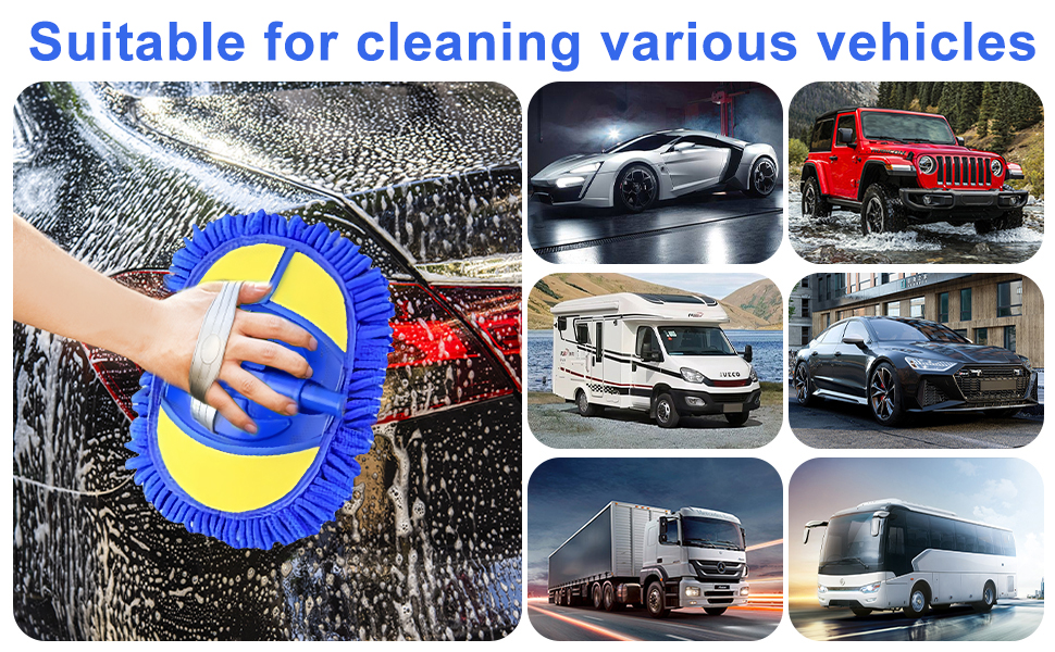 car wash brush long handle