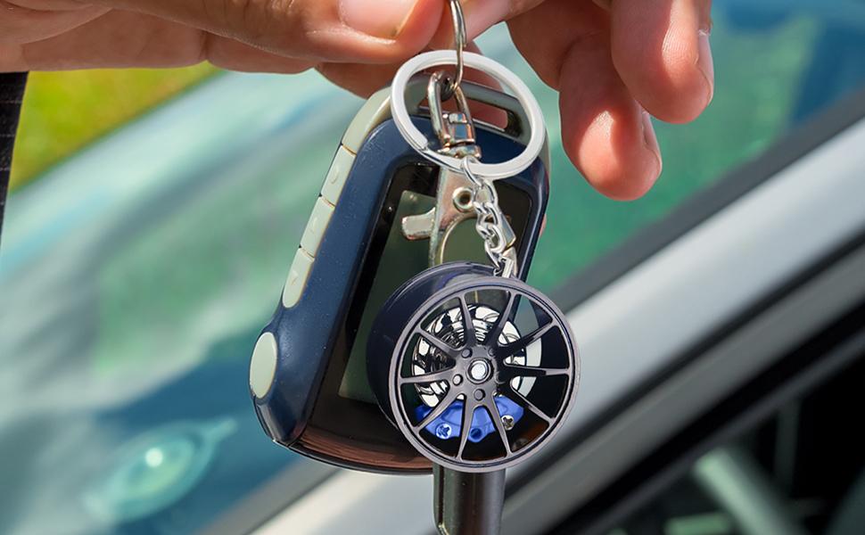 Wheel Hub Keychain