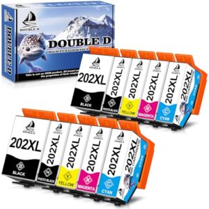 DOUBLE D 202XL Ink Cartridges for Epson 202XL 202 Ink Cartridges
