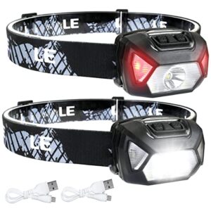 Lepro Head Torch Rechargeable