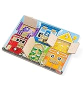 Melissa & Doug Reusable Sticker Books for 3+ Year Olds, Habitats & Nature Sticker Book, Plane Act...